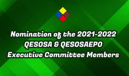 Nomination of the 2021-2022 QESOSA and QESOSA EPO Executive Committee Members